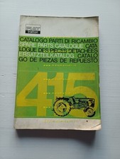 FIAT Trattori 415 1966 catalogo ricambi originale