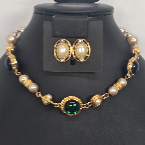 Collana perle finte - collana,