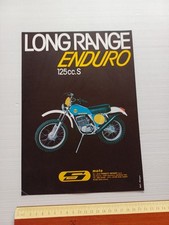 Simonini 125 Long Range Enduro modelli S - R 1976 depliant italiano originale