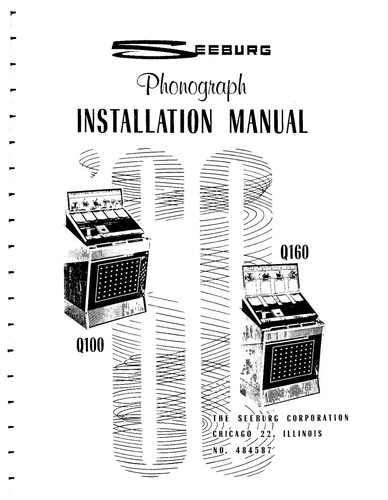 Seeburg modello q100 160 - modello, q100/160
