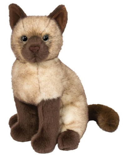 Peluche chai gatto siamese - 10",