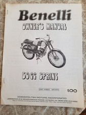 Benelli 50cc Sprint Owner's