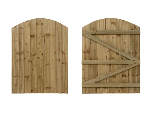 Wooden side gate garden - gate,