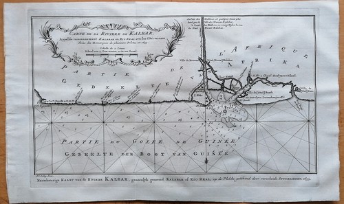 Mappa calabar fiume nigeria - fiume,