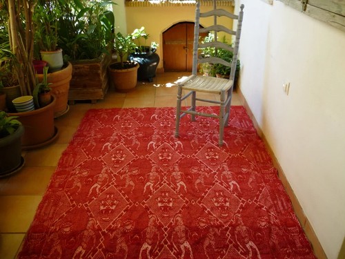 Tappeto lana greco vintage - tappeto,