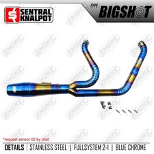 Sistema di scarico Harley-Davidson Dyna Wide Glide FXDWG 2000-2016 2 in 1 Fit