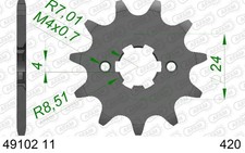 Pignone 15 denti 420 divisione