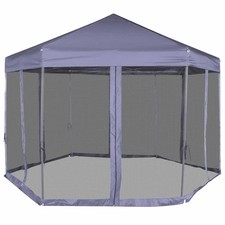 Gazebo Esagonale Pop-Up con 6