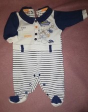 Tutina neonato cotone Brums Tg 1 mese 50/56 cm