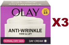 3 PZ OLAZ OLAY ANTIRUGHE TONIFICA E RASSODA CREMA GIORNO SPF15 50ML VISO