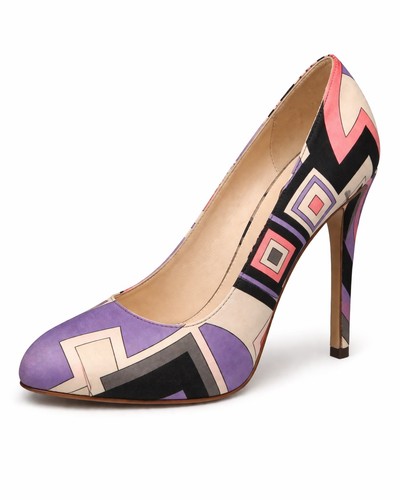 Emilio pucci viola rosa tacchi - emilio,
