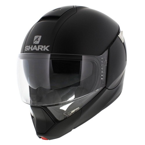 Casco shark evojet solid - solid, nero