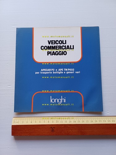 Piaggio apecar ape tm - piaggio, p2