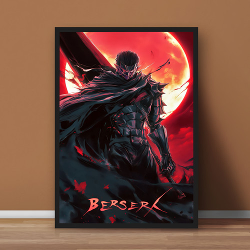 Poster berserk guts - poster, anime