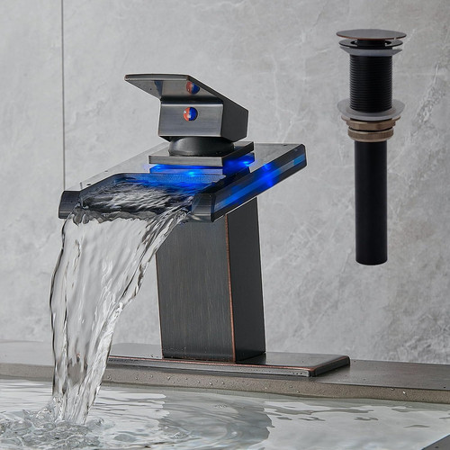 Rubinetto lavabo bagno led