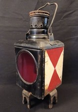 Antica lanterna ferroviaria da segnalazione – primi ‘900, originale. 