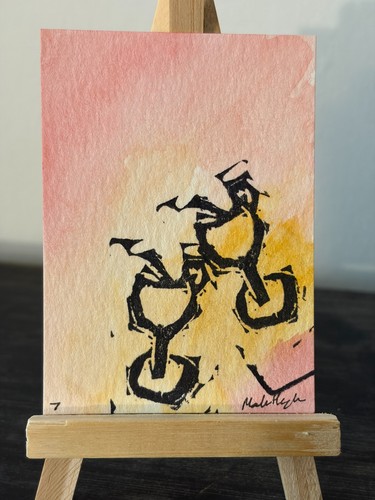 Aceo art card acquerello - art,