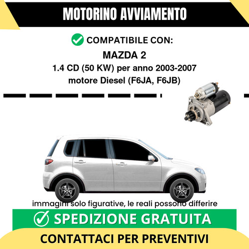 Motorino avviamento mazda - motorino, 2