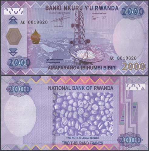 Ruanda p40a b139a - b139a, franchi