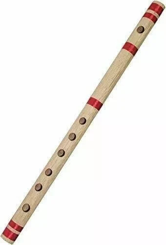 Flauto legno fatto - in, mano