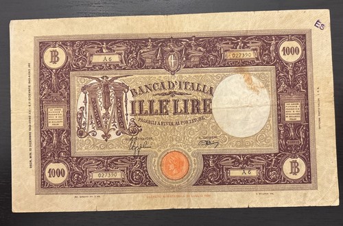 Banconota 1000 lire - banconota, da