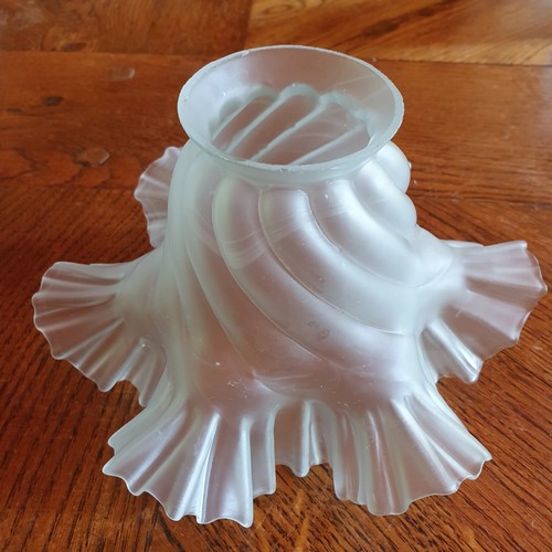 Abat jour ancien - , verre