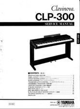 Service Manual, Manuale tecnico yamaha CLP300 (solo PDF no CARTACEO)