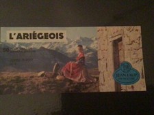 Etiquette Fromage Montagne L’Ariegeois Fromagerie Jean Faup