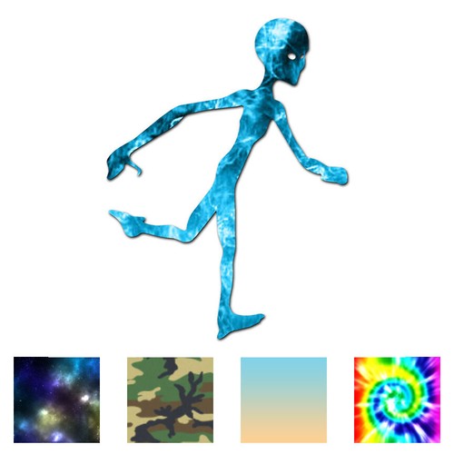 Alien abductor adesivo - alien,