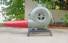 Antico Fornace Forgiato Vintage Fabbro Strumento Soffiatore Manuale Ventilato...