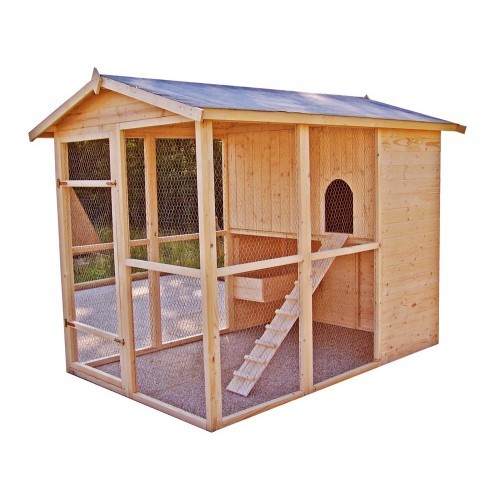 Pollaio grande legno 10 - grande,