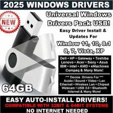 2025 TUTTI I DRIVER 64GB USB