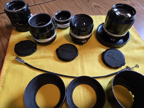 Nikon nikkor set obiettivo - f,