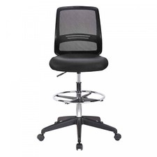 SGABELLO CON SCHIENALE UFFICIO CASA PROFESSIONALE ERGONOMICO GIREVOLE