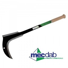 Falce con manico in legno