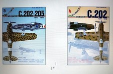 AER MACCHI C 202-205 ,1941-1948-ALI E COLORI N.4 & N.5-LA BANCARELLA AERONAUTICA
