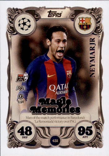 Scheda match attax champions - match,
