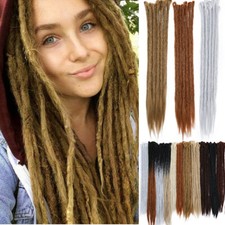 Trecce all'uncinetto 20" Dreadlock sintetiche 100% fatte a mano all'uncinetto