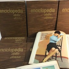VINTAGE ENCICLOPEDIA DELLA DONNA 1962/1966 EDIZIONE FRATELLI FABBRI 20 VOLUMI 