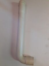 TUBO SCARICO CASSETTA PLASTICA BIANCA INCASSO 30 CM CON CURVA CON CURVA Ø56