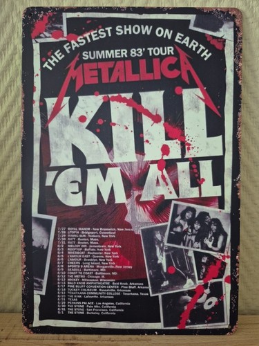 Metal poster wall - metal, poster,