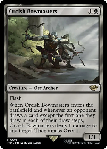 Mtg orcish bowmasters english - mtg,