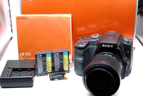 Sony alpha a100 2mp - sony,