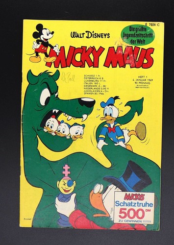 Figurina topolino 1969 fumetto - topolino,
