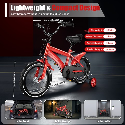 Bicicletta bambino 14 - bambino,
