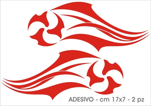 Adesivi tribali per moto - 2, pz