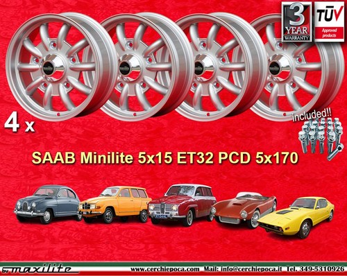 Cerchi bulloni saab - saab, 95