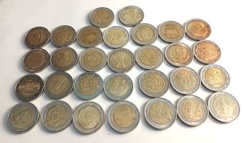 Euro commemorativi europei - euro,