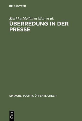 überredung der presse - der,