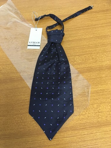 Cravatta tie blu - blu, pura